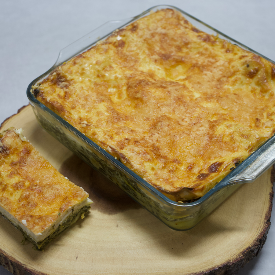 Λαζάνια με σπανακι (6 μερίδες)