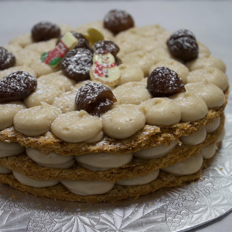 Mille Feuille Κάστανο (10 ατόμων)